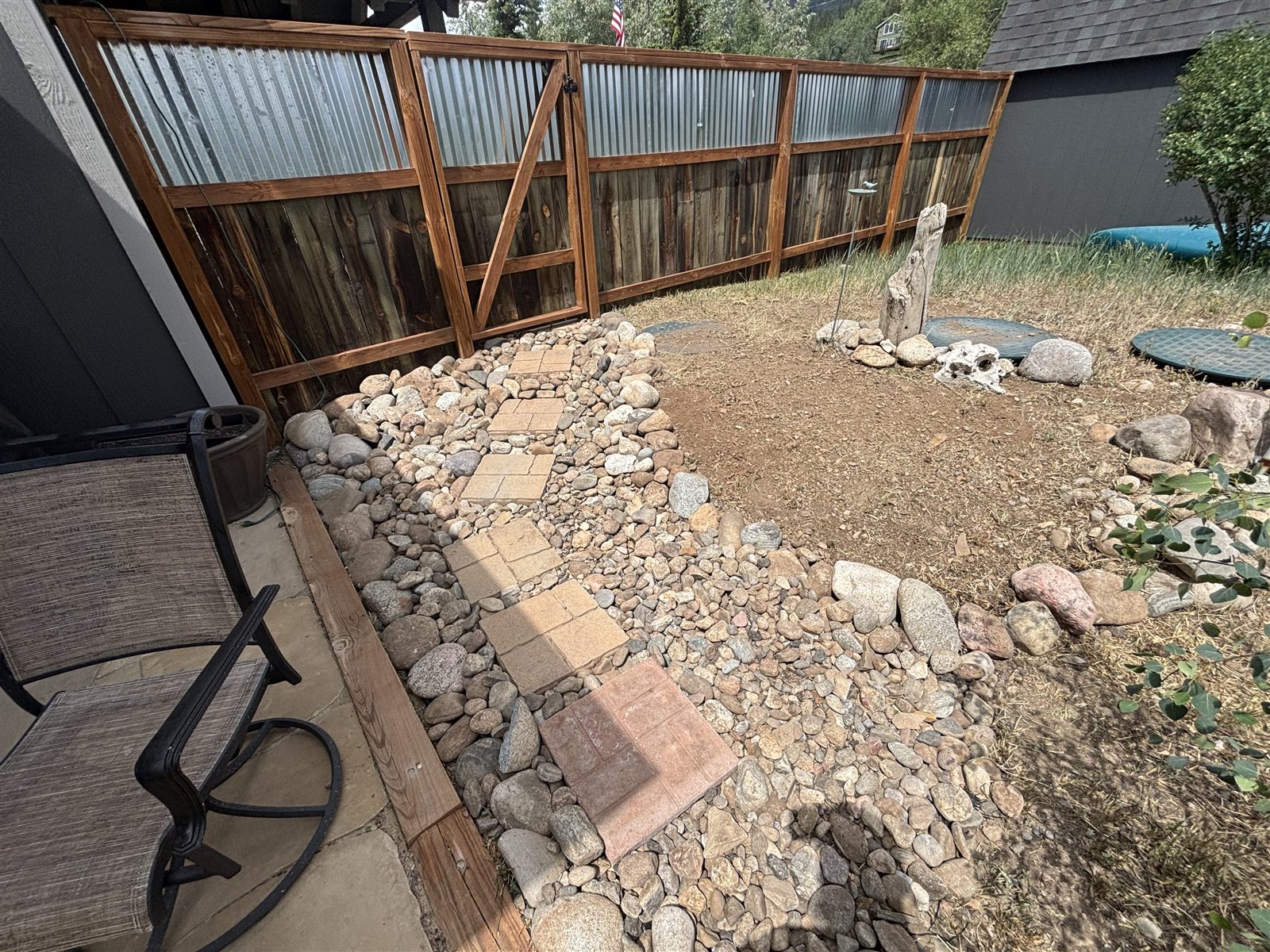 Hardscape patio and stonework in Summit County, Colorado