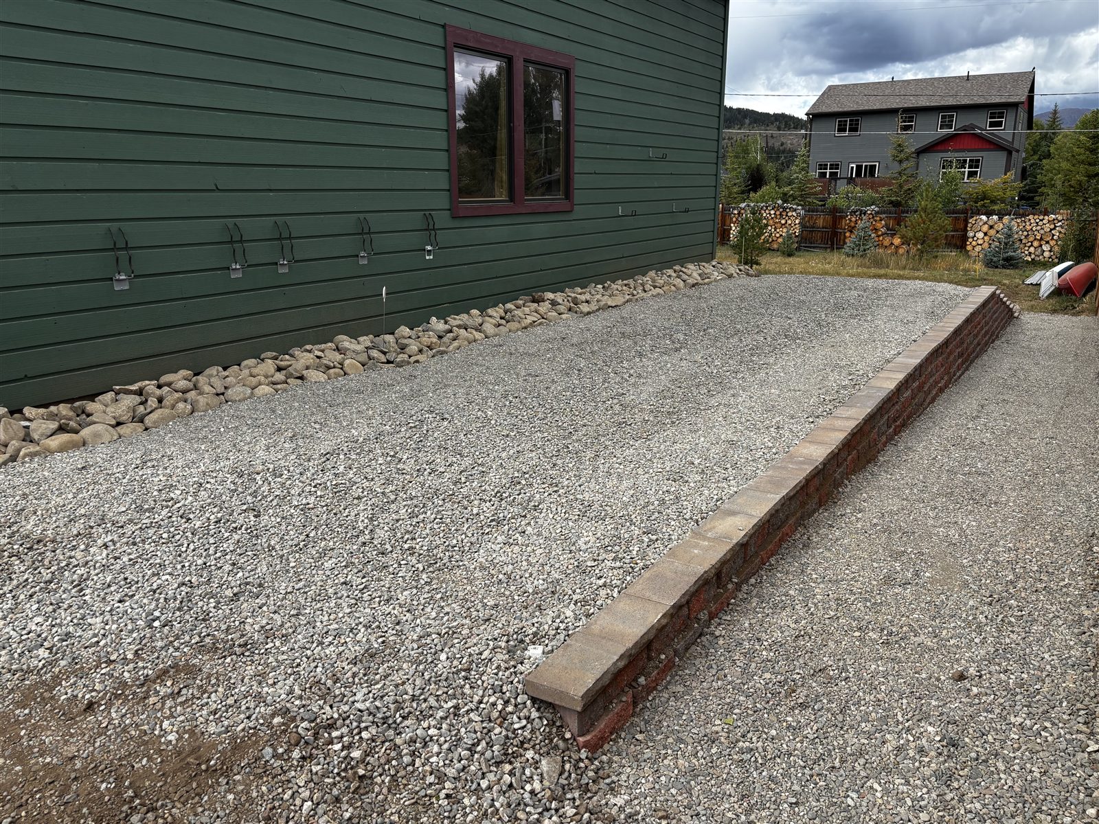 Hardscape patio and stonework in Summit County, Colorado