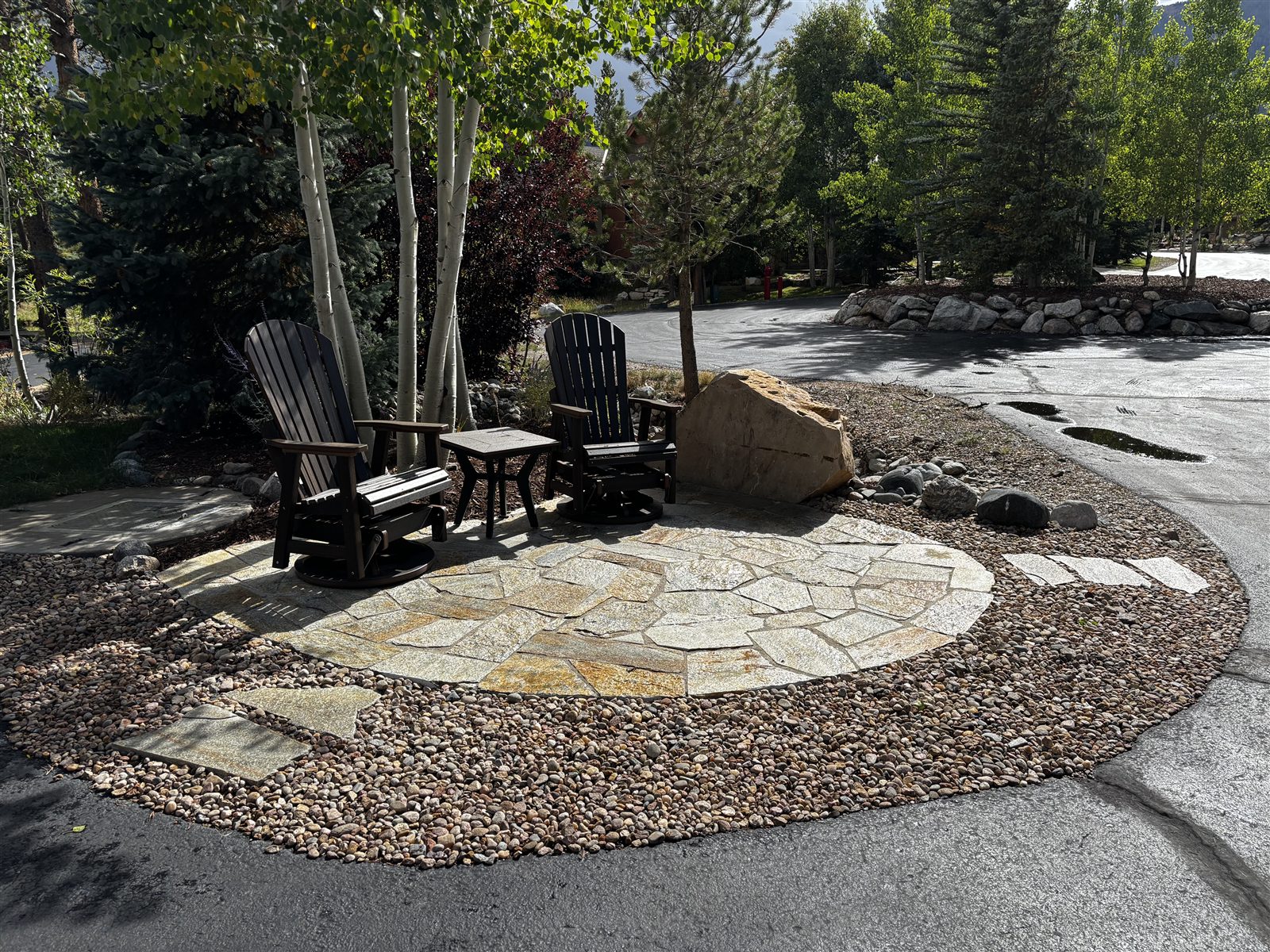 Hardscape patio Summit County